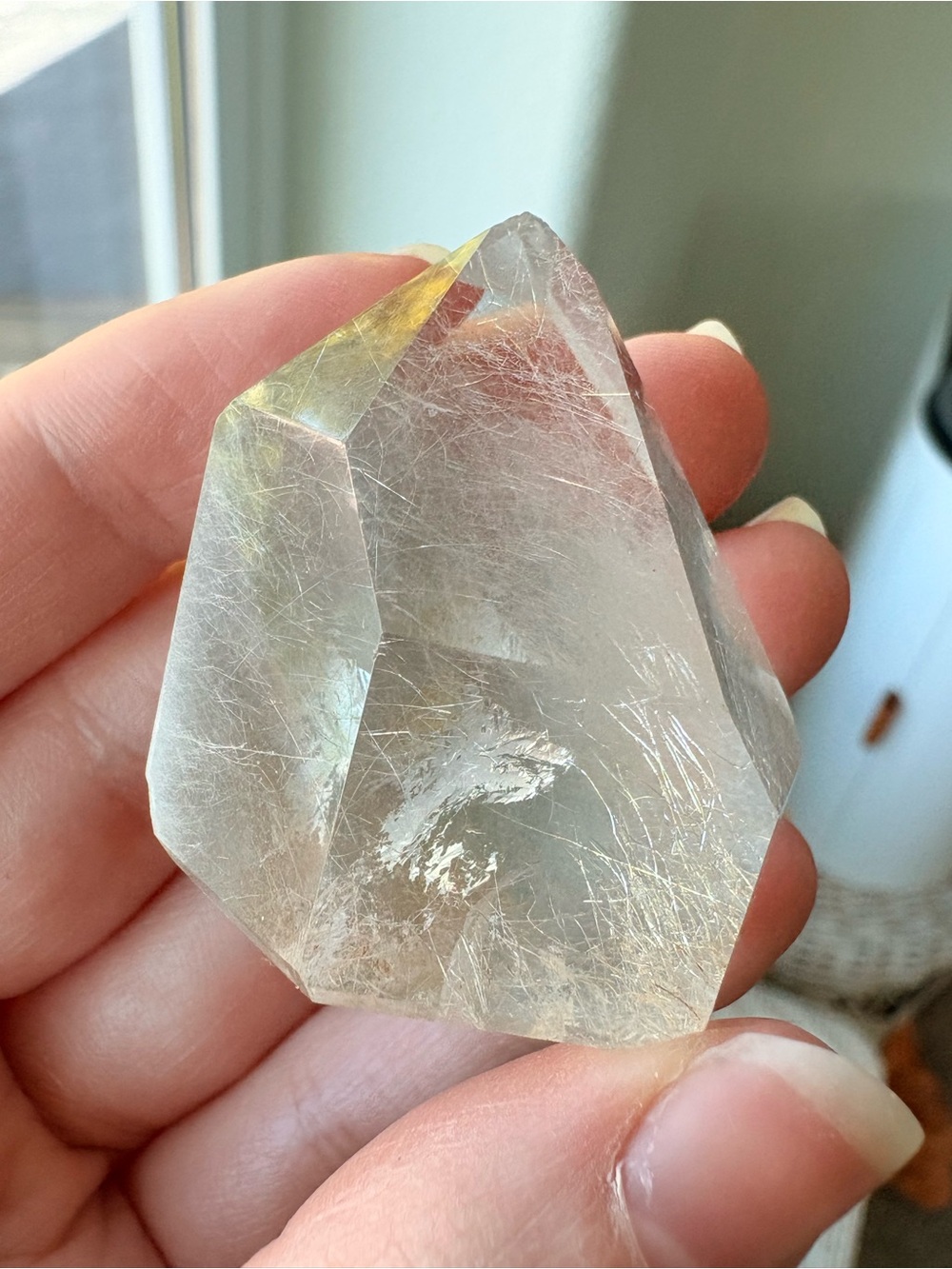 Angel Hair Rutile Quartz Crystal - Picture 6 of 8